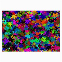 Flowersfloral Star Rainbow Large Glasses Cloth by Mariart