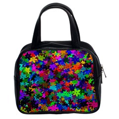 Flowersfloral Star Rainbow Classic Handbags (2 Sides) by Mariart