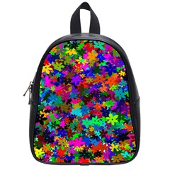 Flowersfloral Star Rainbow School Bags (small)  by Mariart