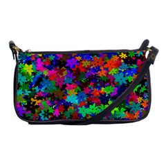 Flowersfloral Star Rainbow Shoulder Clutch Bags by Mariart