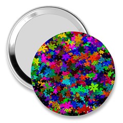 Flowersfloral Star Rainbow 3  Handbag Mirrors by Mariart