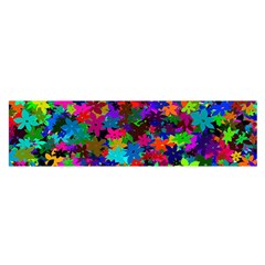 Flowersfloral Star Rainbow Satin Scarf (oblong) by Mariart