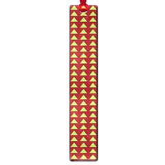 Hawthorn Sharkstooth Triangle Green Red Large Book Marks by Mariart