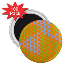 Green Blue Orange 2 25  Magnets (100 Pack)  by Mariart