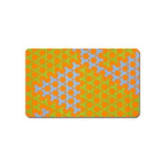 Green Blue Orange Magnet (name Card) by Mariart