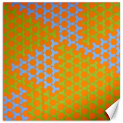 Green Blue Orange Canvas 16  X 16   by Mariart