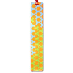 Green Blue Orange Large Book Marks by Mariart