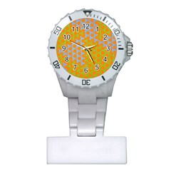 Green Blue Orange Plastic Nurses Watch by Mariart