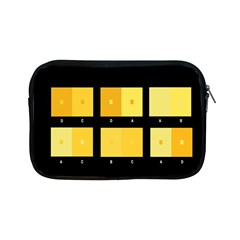 Horizontal Color Scheme Plaid Black Yellow Apple Ipad Mini Zipper Cases by Mariart