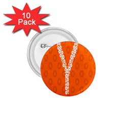 Iron Orange Y Combinator Gears 1 75  Buttons (10 Pack) by Mariart