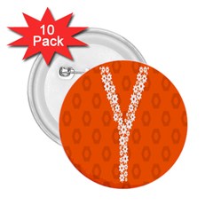 Iron Orange Y Combinator Gears 2 25  Buttons (10 Pack) 