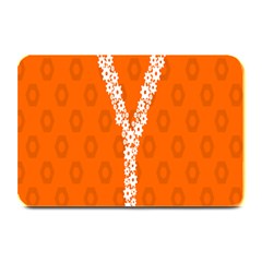 Iron Orange Y Combinator Gears Plate Mats by Mariart