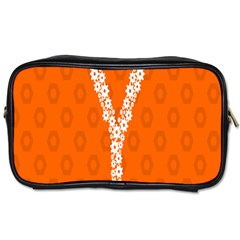 Iron Orange Y Combinator Gears Toiletries Bags by Mariart