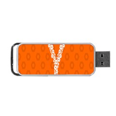 Iron Orange Y Combinator Gears Portable Usb Flash (one Side)