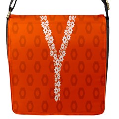 Iron Orange Y Combinator Gears Flap Messenger Bag (s) by Mariart