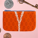 Iron Orange Y Combinator Gears Large Coin Purse Front