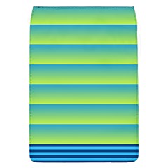 Line Horizontal Green Blue Yellow Light Wave Chevron Flap Covers (l)  by Mariart