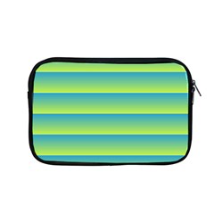 Line Horizontal Green Blue Yellow Light Wave Chevron Apple Macbook Pro 13  Zipper Case by Mariart