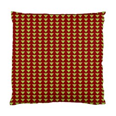 Hawthorn Sharkstooth Triangle Green Red Full Standard Cushion Case (one Side) by Mariart