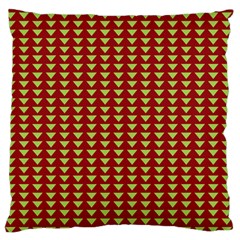 Hawthorn Sharkstooth Triangle Green Red Full Standard Flano Cushion Case (two Sides) by Mariart