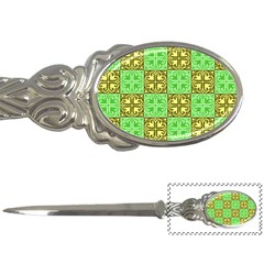 Clipart Aztec Green Yellow Letter Openers by Mariart