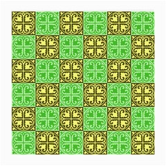 Clipart Aztec Green Yellow Medium Glasses Cloth by Mariart