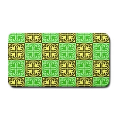 Clipart Aztec Green Yellow Medium Bar Mats by Mariart