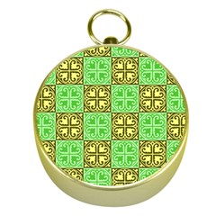 Clipart Aztec Green Yellow Gold Compasses by Mariart