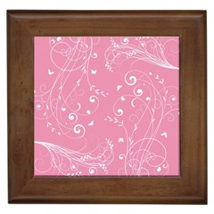 Floral Design Framed Tiles