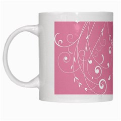 Floral Design White Mugs by ValentinaDesign