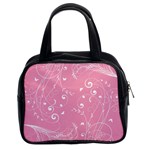 Floral design Classic Handbags (2 Sides) Front