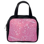 Floral design Classic Handbags (2 Sides) Back