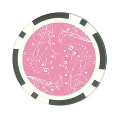 Floral Design Poker Chip Card Guard (10 Pack) by ValentinaDesign