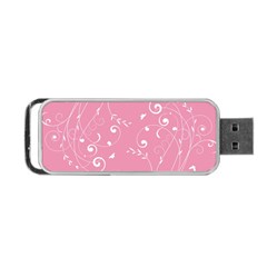 Floral Design Portable Usb Flash (two Sides) by ValentinaDesign