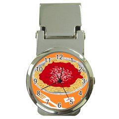 Instant Noodles Mie Sauce Tomato Red Orange Knife Fox Food Pasta Money Clip Watches