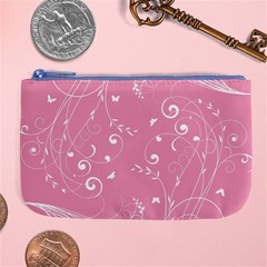 Floral Design Large Coin Purse