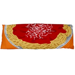 Instant Noodles Mie Sauce Tomato Red Orange Knife Fox Food Pasta Body Pillow Case (Dakimakura)