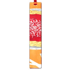 Instant Noodles Mie Sauce Tomato Red Orange Knife Fox Food Pasta Large Book Marks by Mariart