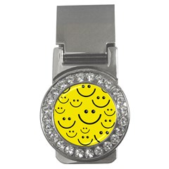 Linus Smileys Face Cute Yellow Money Clips (cz)  by Mariart