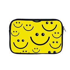 Linus Smileys Face Cute Yellow Apple Macbook Pro 13  Zipper Case by Mariart