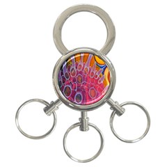 Micro Macro Belle Fisher Nature Stone 3-ring Key Chains by Mariart