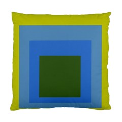 Plaid Green Blue Yellow Standard Cushion Case (one Side) by Mariart