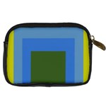 Plaid Green Blue Yellow Digital Camera Cases Back