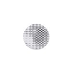 Polka Circle Round Black White Hole 1  Mini Buttons Front