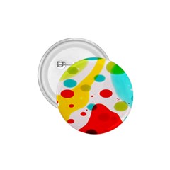 Polkadot Color Rainbow Red Blue Yellow Green 1 75  Buttons by Mariart