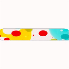 Polkadot Color Rainbow Red Blue Yellow Green Small Bar Mats by Mariart