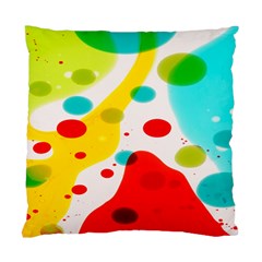 Polkadot Color Rainbow Red Blue Yellow Green Standard Cushion Case (one Side) by Mariart