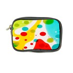 Polkadot Color Rainbow Red Blue Yellow Green Coin Purse Front