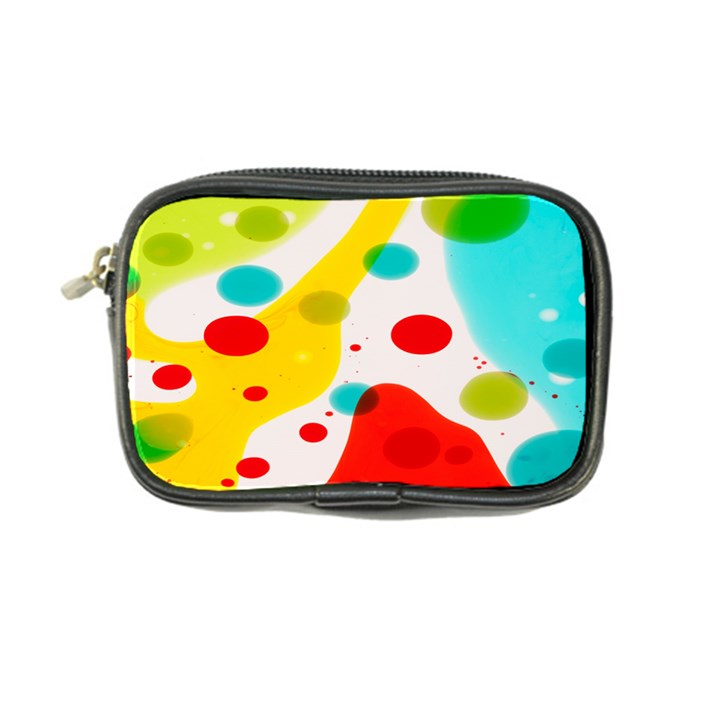 Polkadot Color Rainbow Red Blue Yellow Green Coin Purse