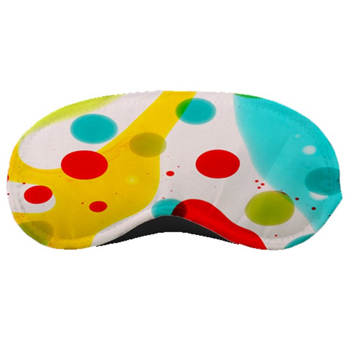 Polkadot Color Rainbow Red Blue Yellow Green Sleeping Masks